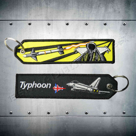 Llavero bordado TYPHOON GRAN BRETAÑA.