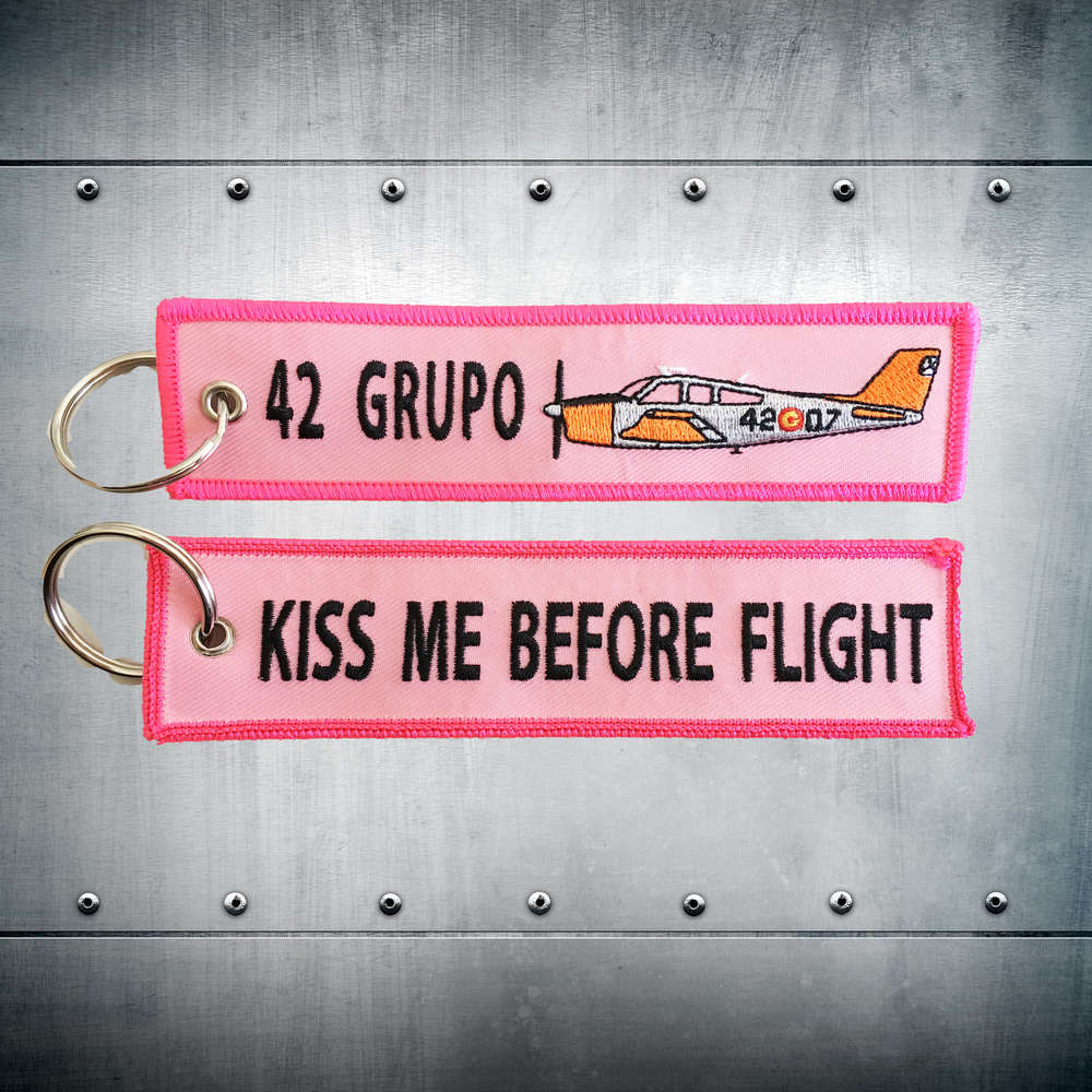 Llavero bordado rosa Bonanza 42 Grupo