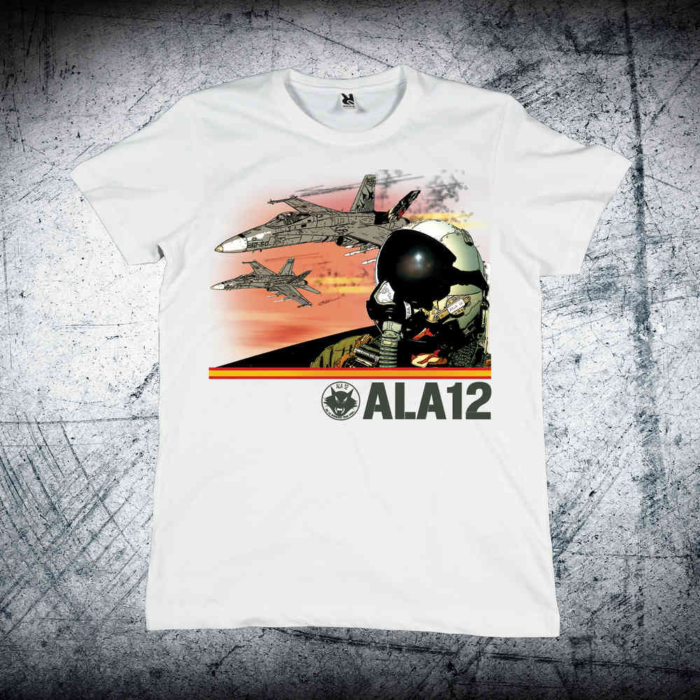 Camiseta militar Ala 12 Casco Piloto