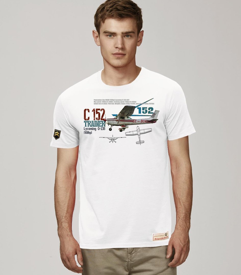 Camiseta Cessna C-152 PREMIUM.
