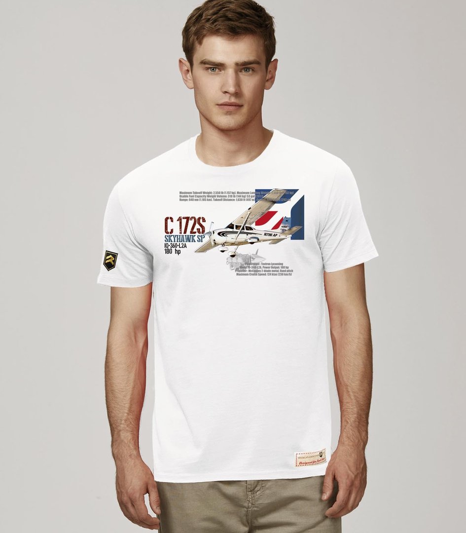 Camiseta Cessna 172-S PREMIUM