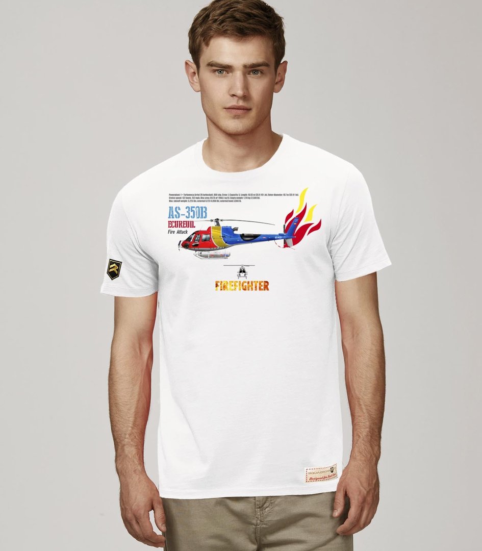 Camiseta AS 350B Ecureuil Fire Attack PREMIUM