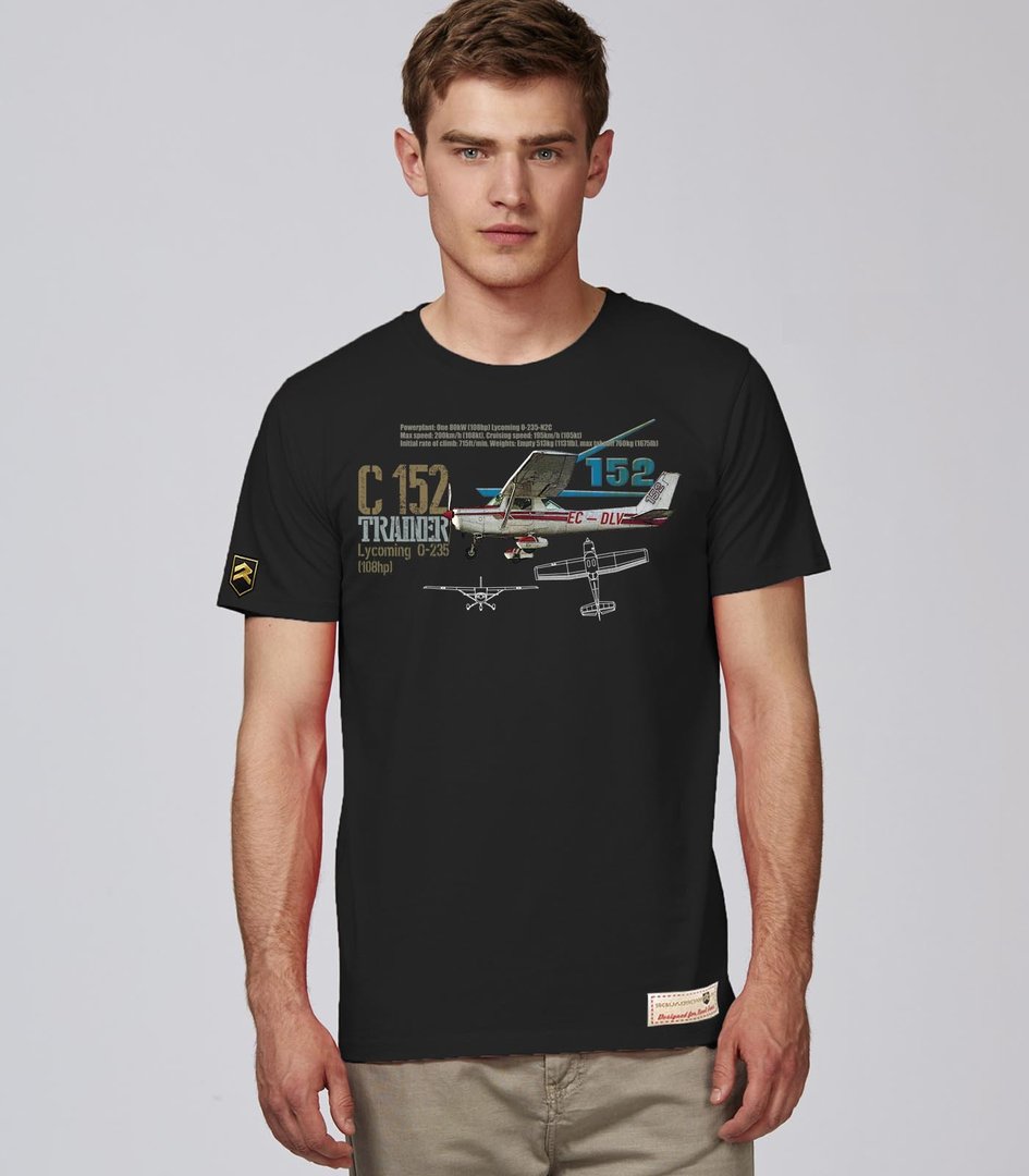 Camiseta Cessna C-152 PREMIUM.