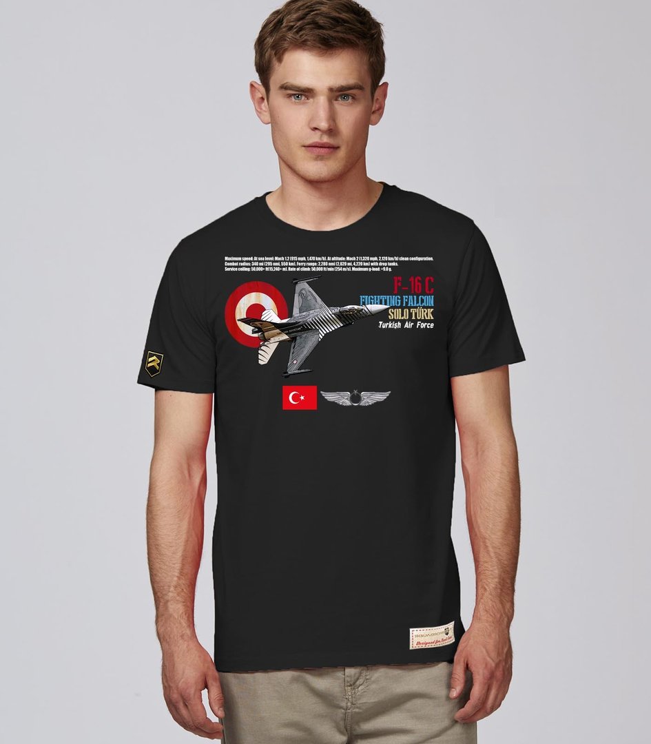 Camiseta Performance F-16 Solo Türk PREMIUM