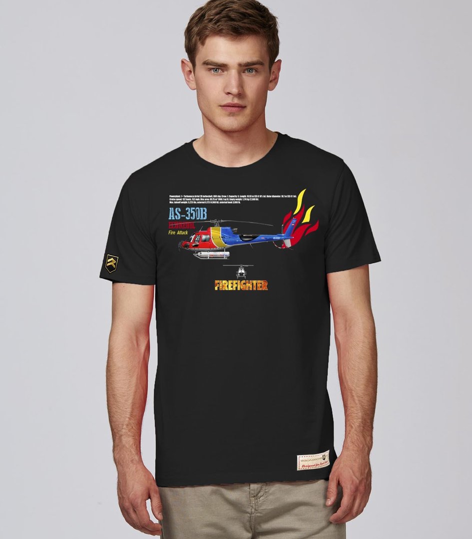 Camiseta AS 350B Ecureuil Fire Attack PREMIUM