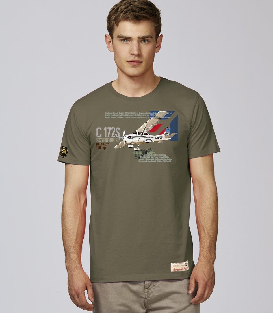 Camiseta Cessna 172-S PREMIUM