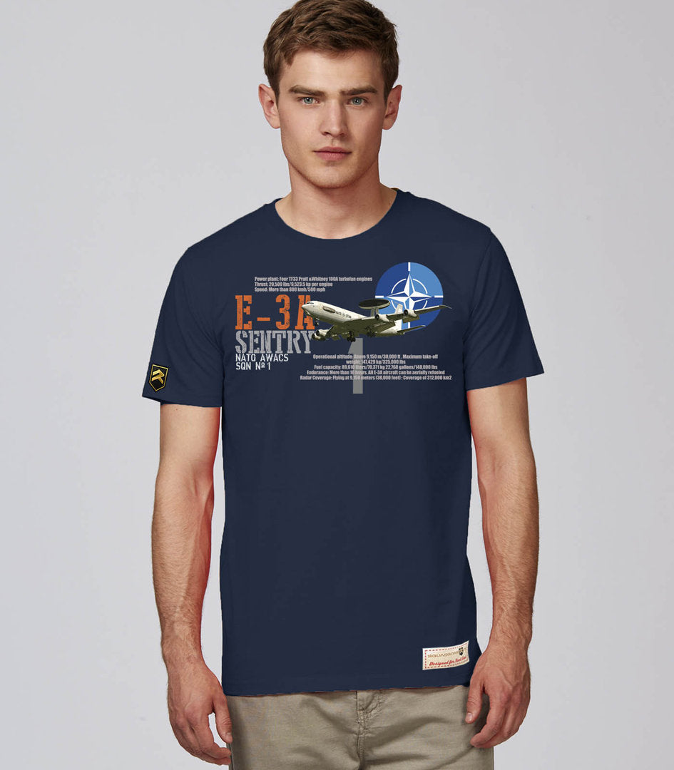 Camiseta militar B-707 NATO AWACS SQN Nº 1 PREMIUM