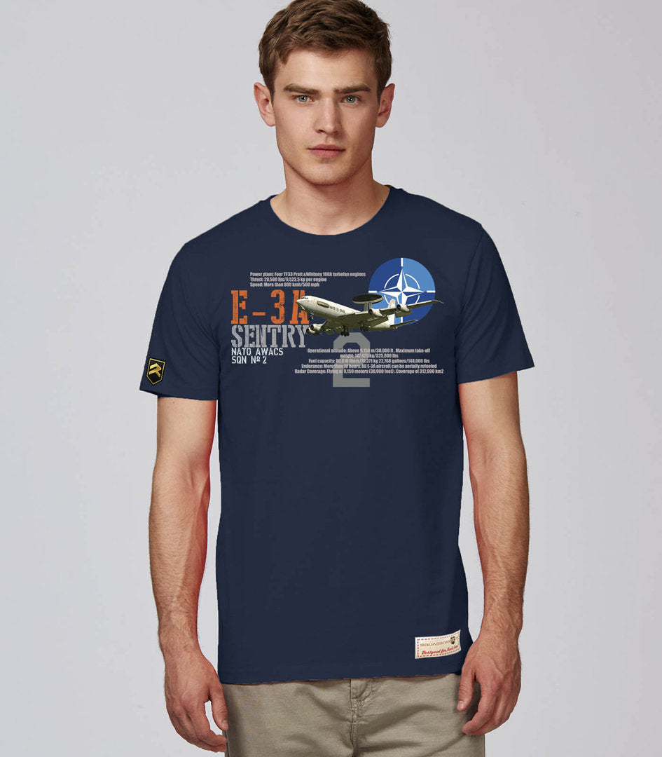 Camiseta Militar  B-707 NATO AWACS SQN Nº 2 PREMIUM