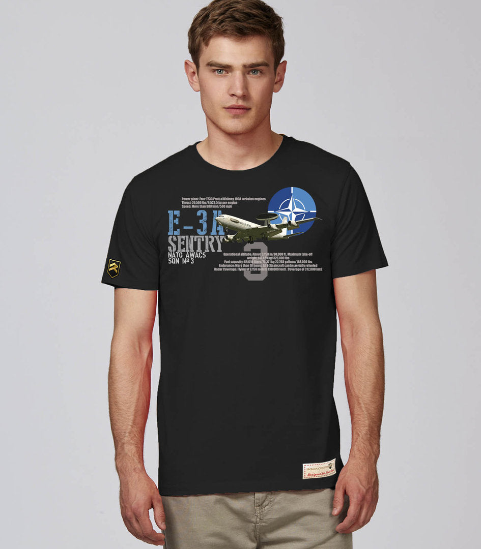 Camiseta militar B-707 NATO AWACS SQN Nº 3 PREMIUM