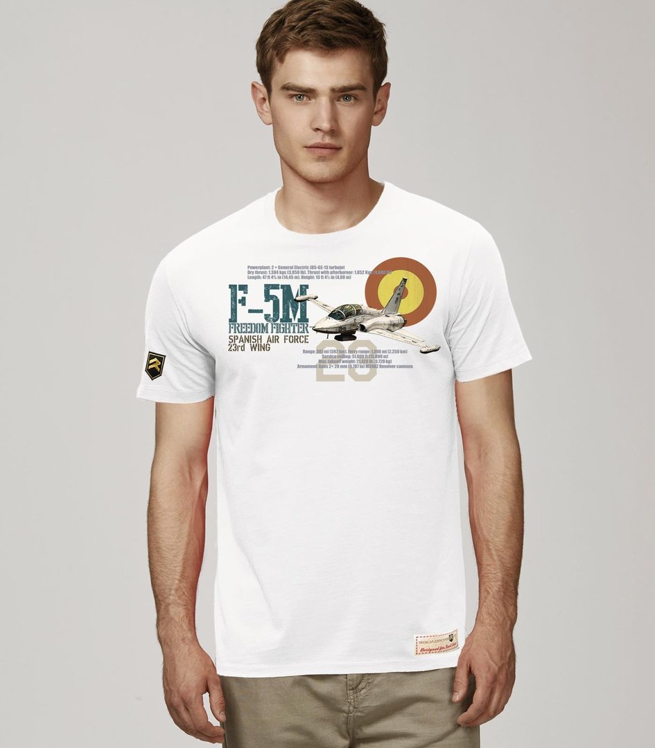 Camiseta F-5 M Ala 23 PREMIUM.