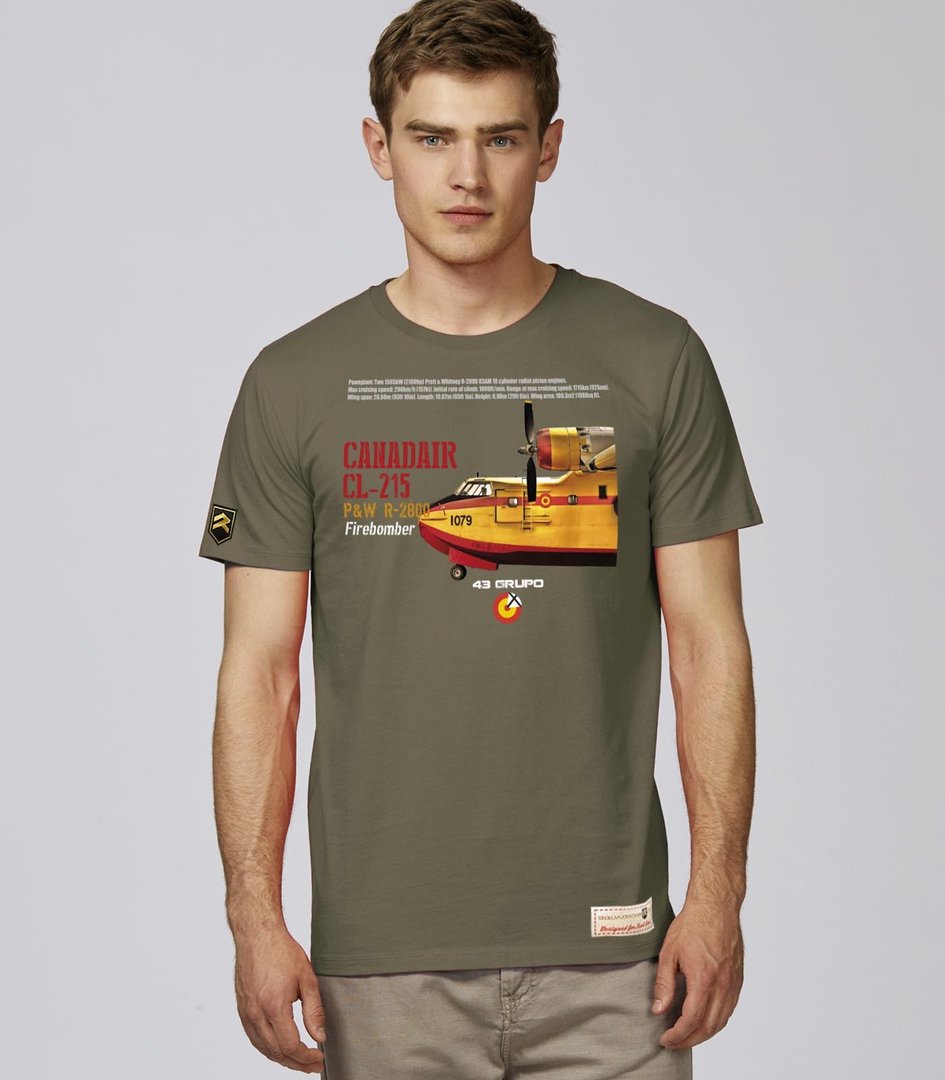 Camiseta CL-215 CANADAIR PREMIUM.