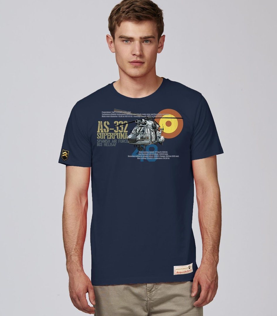 Camiseta AS-332 SUPERPUMA HELISAF PREMIUM.