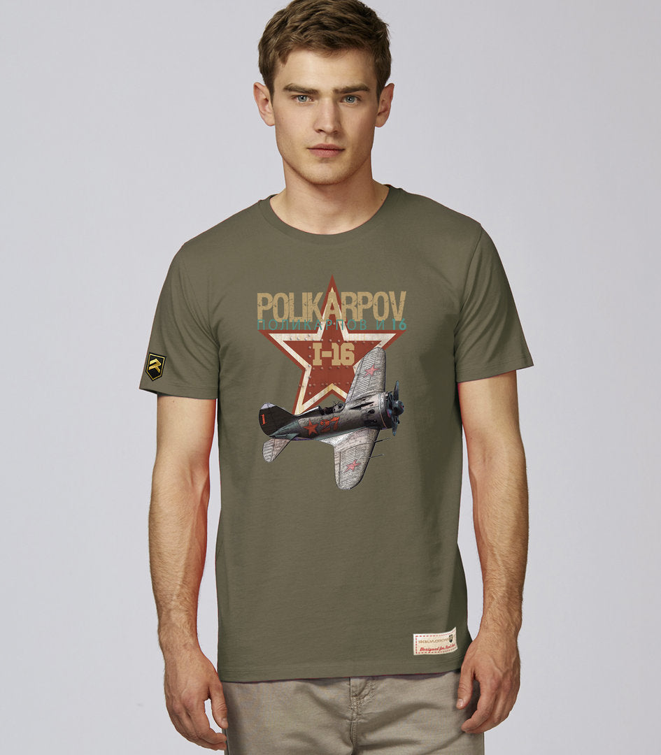 Camiseta Militar WWII POLIKARPOV I16 PREMIUM