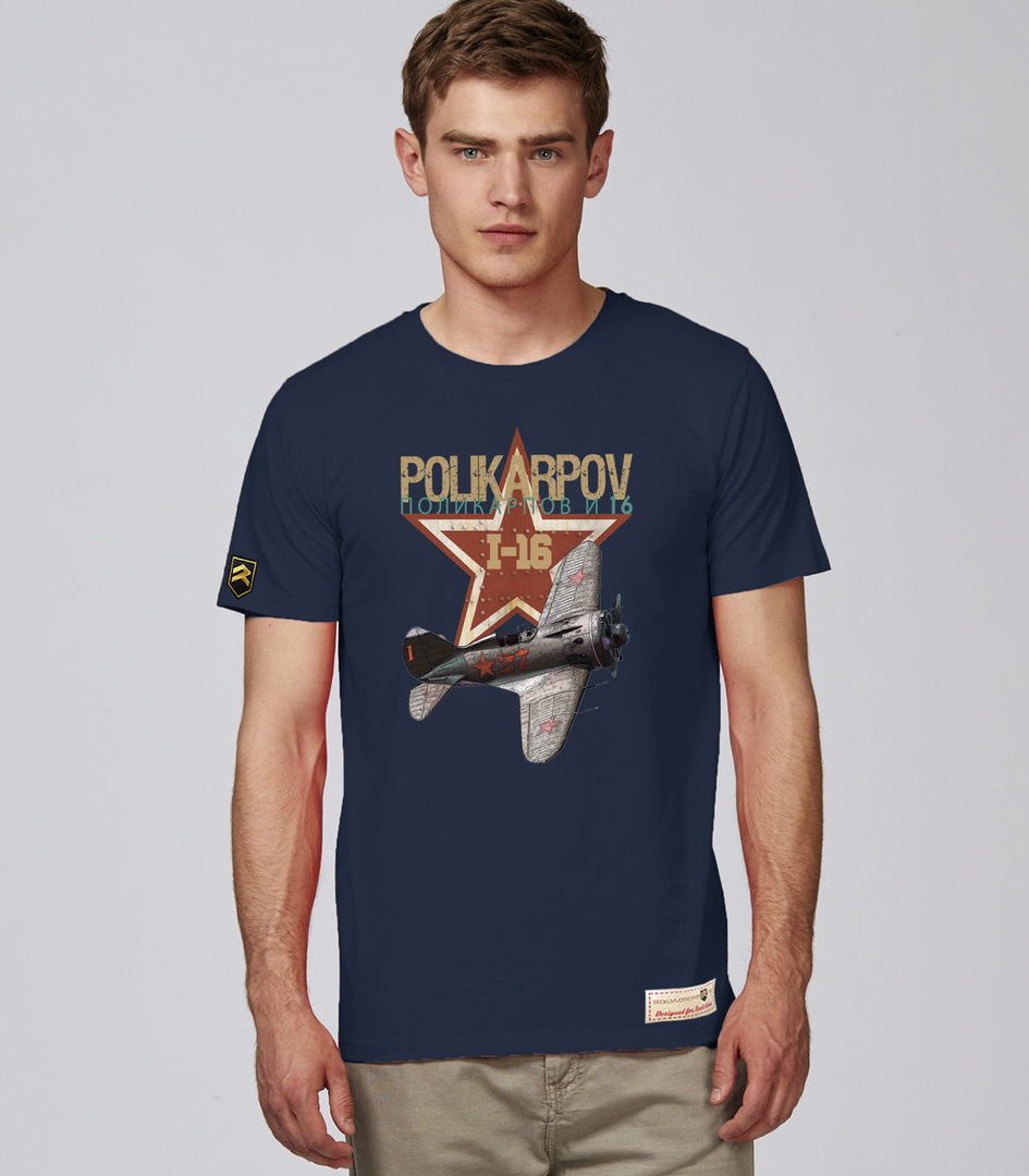 Camiseta Militar WWII POLIKARPOV I16 PREMIUM