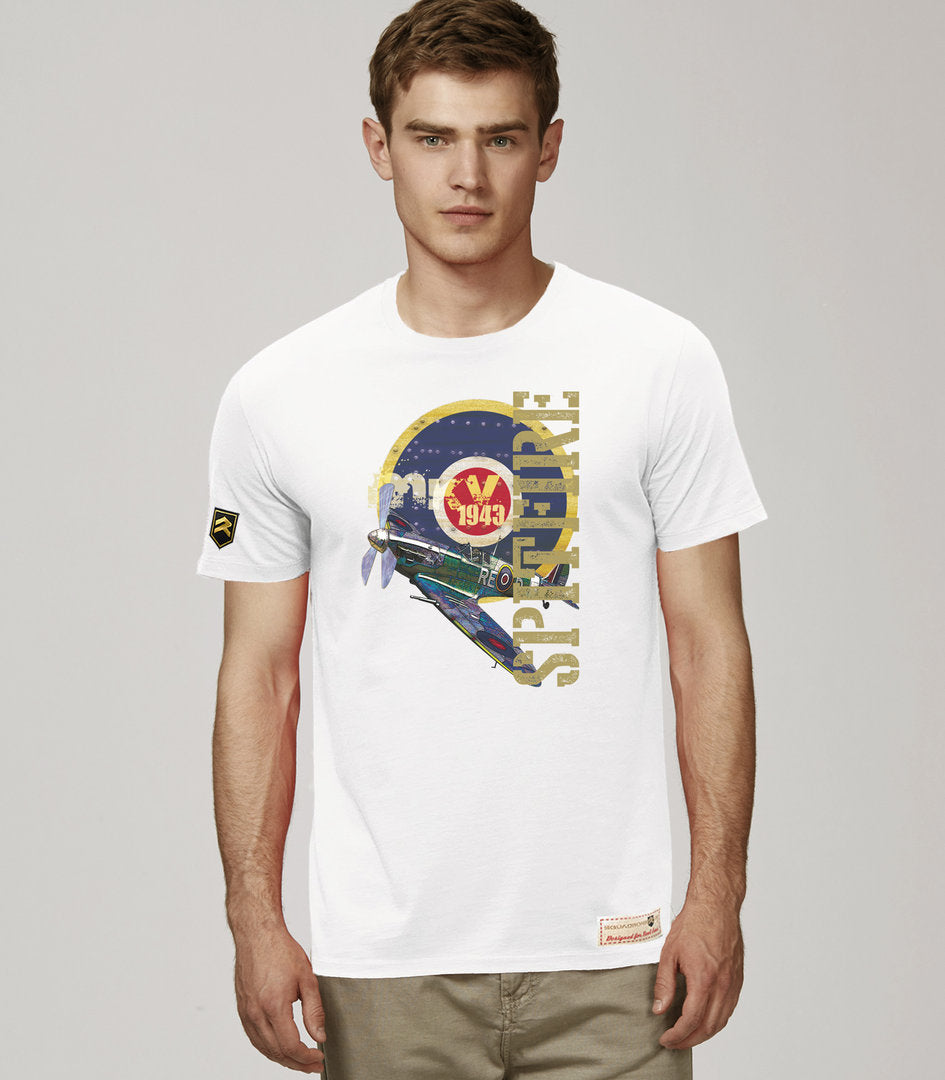Camiseta militar WWII SPITFIRE MK5 RAF PREMIUM