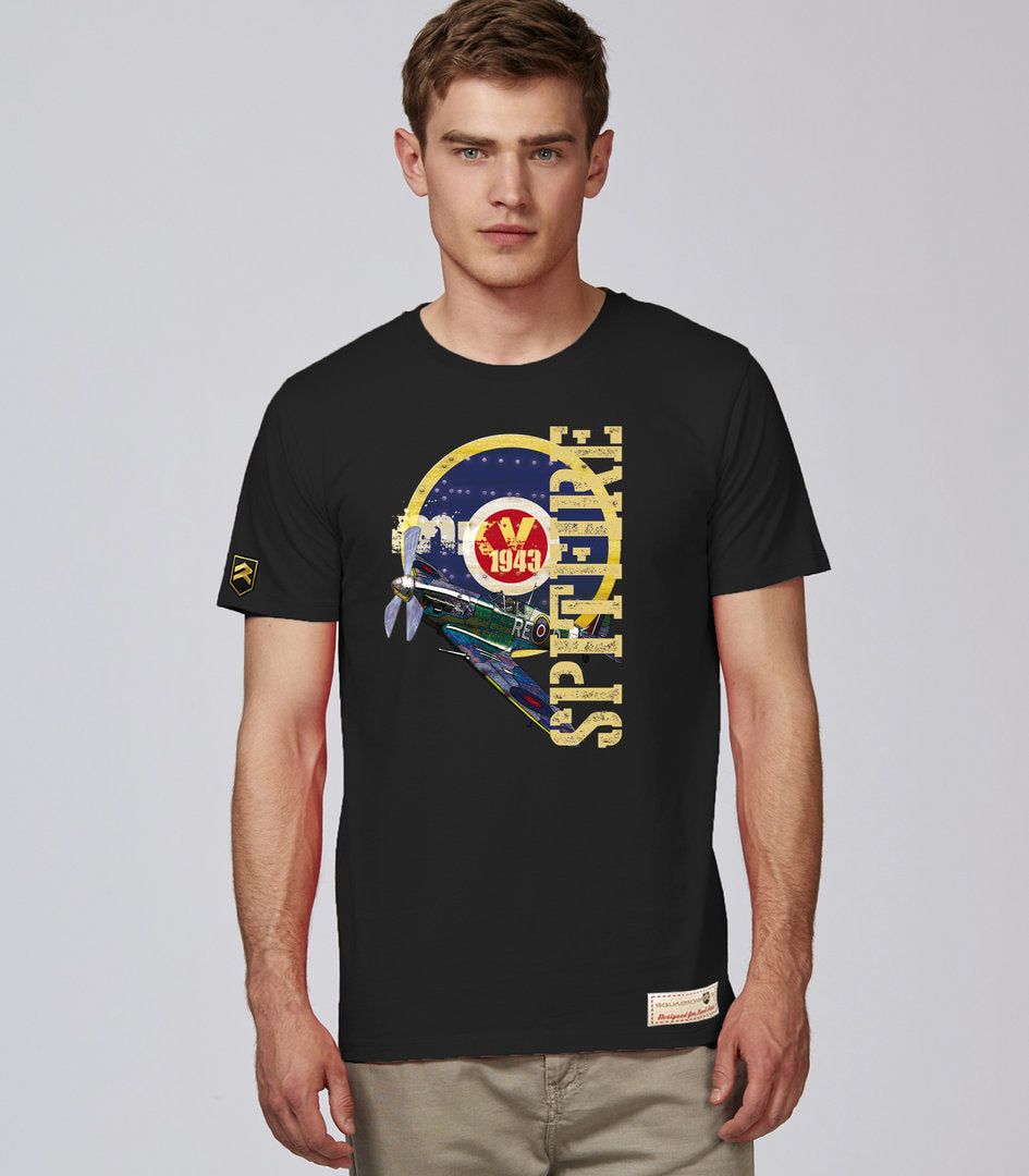 Camiseta militar WWII SPITFIRE MK5 RAF PREMIUM