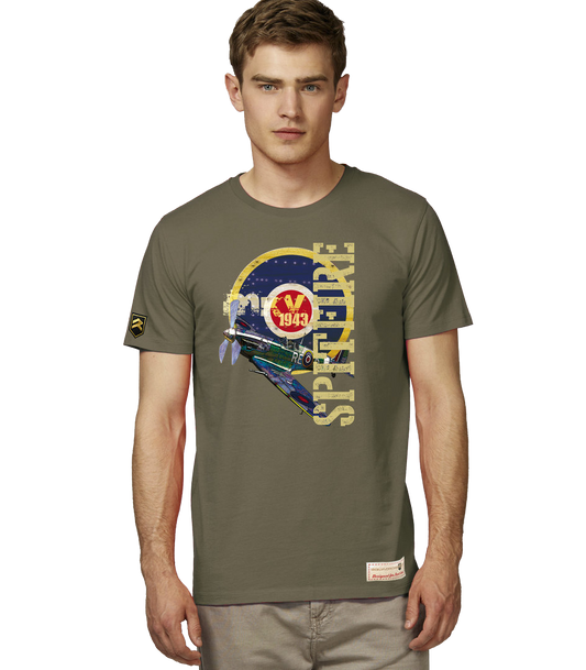Camiseta militar WWII SPITFIRE MK5 RAF PREMIUM