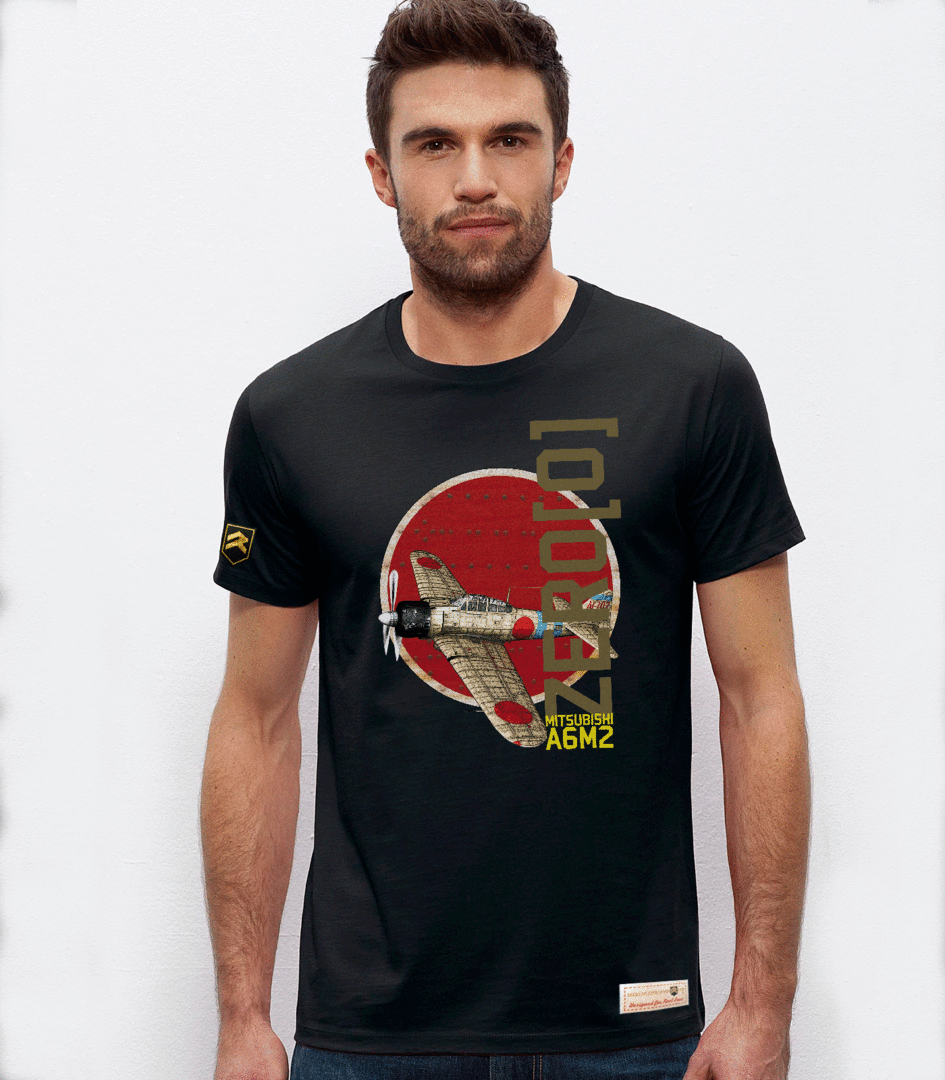 Camiseta serie WWII ZERO A6M2 PREMIUM