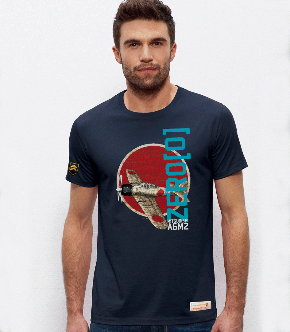 Camiseta serie WWII ZERO A6M2 PREMIUM