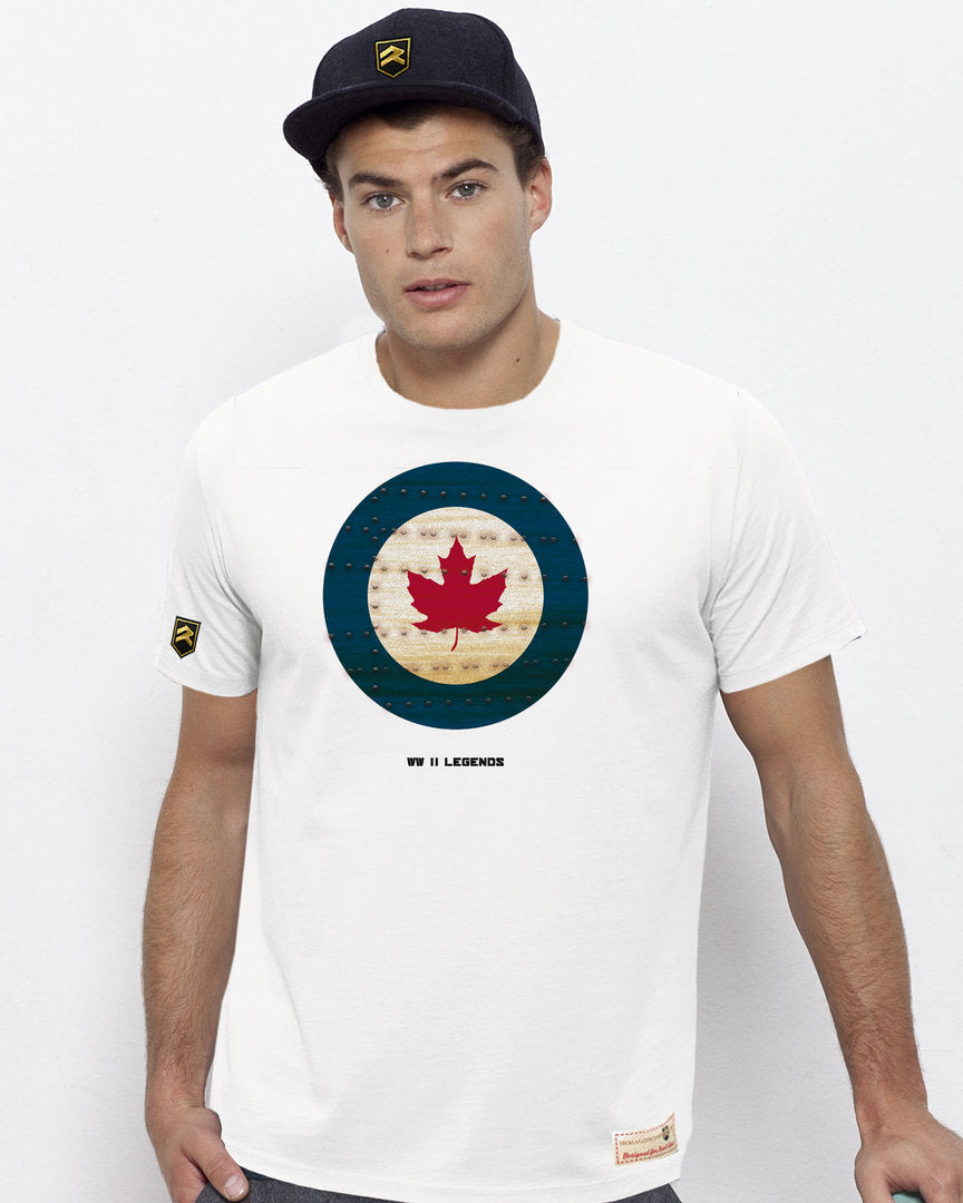 Camiseta Militar WWII LEGENDS RETRO II Canadá PREMIUM