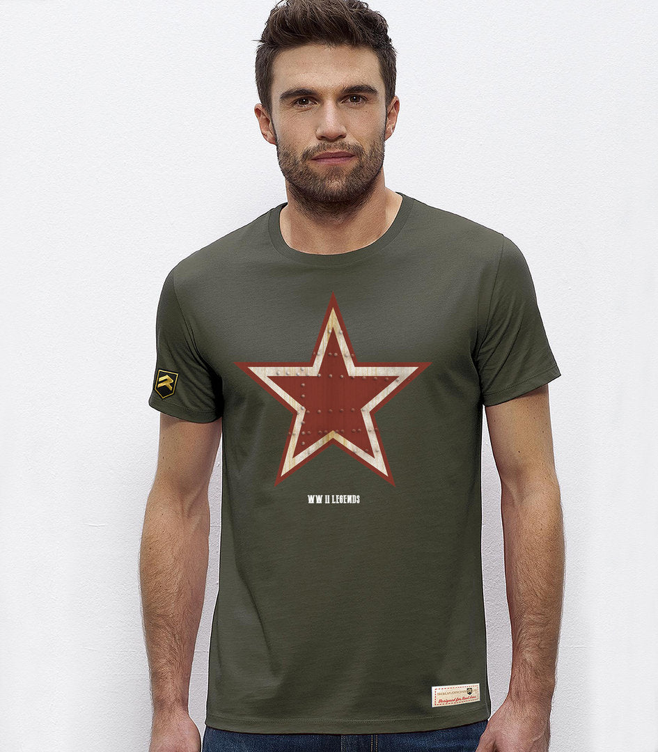 Camiseta WWII Legends Retro URSS Premium - Diseño vintage Ejército Rojo Stalingrado Frente Oriental
