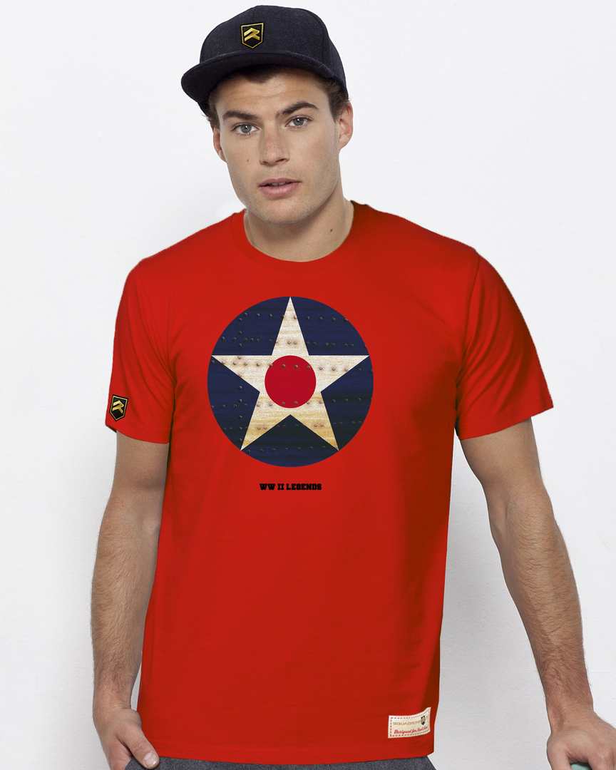 Camiseta Militar WWII LEGENDS RETRO I USA PREMIUM