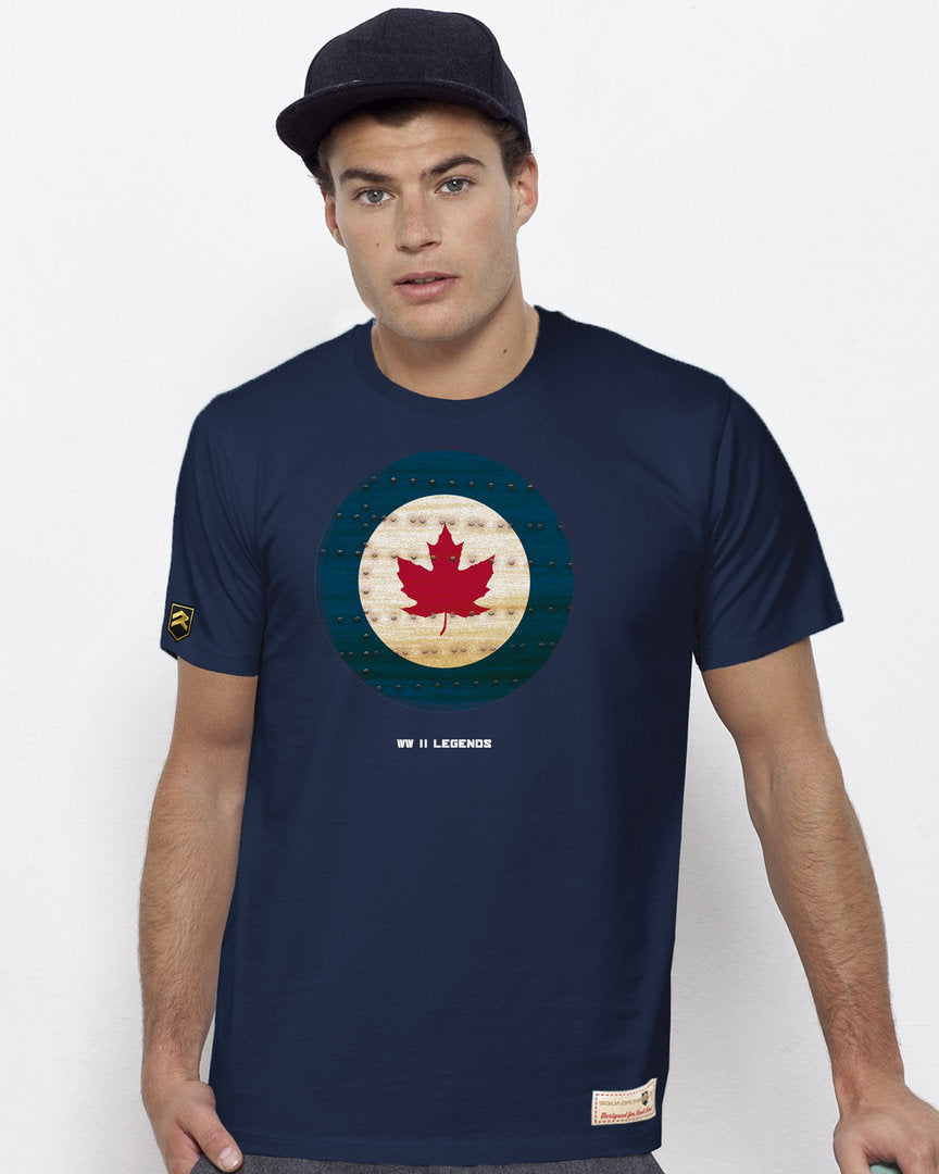 Camiseta WWII Legends Retro II Canadá Premium - Diseño vintage fuerzas canadienses D-Día Juno Beach
