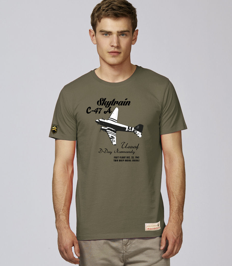 Camiseta C-47 SKYTRAIN WWII Retro PREMIUM