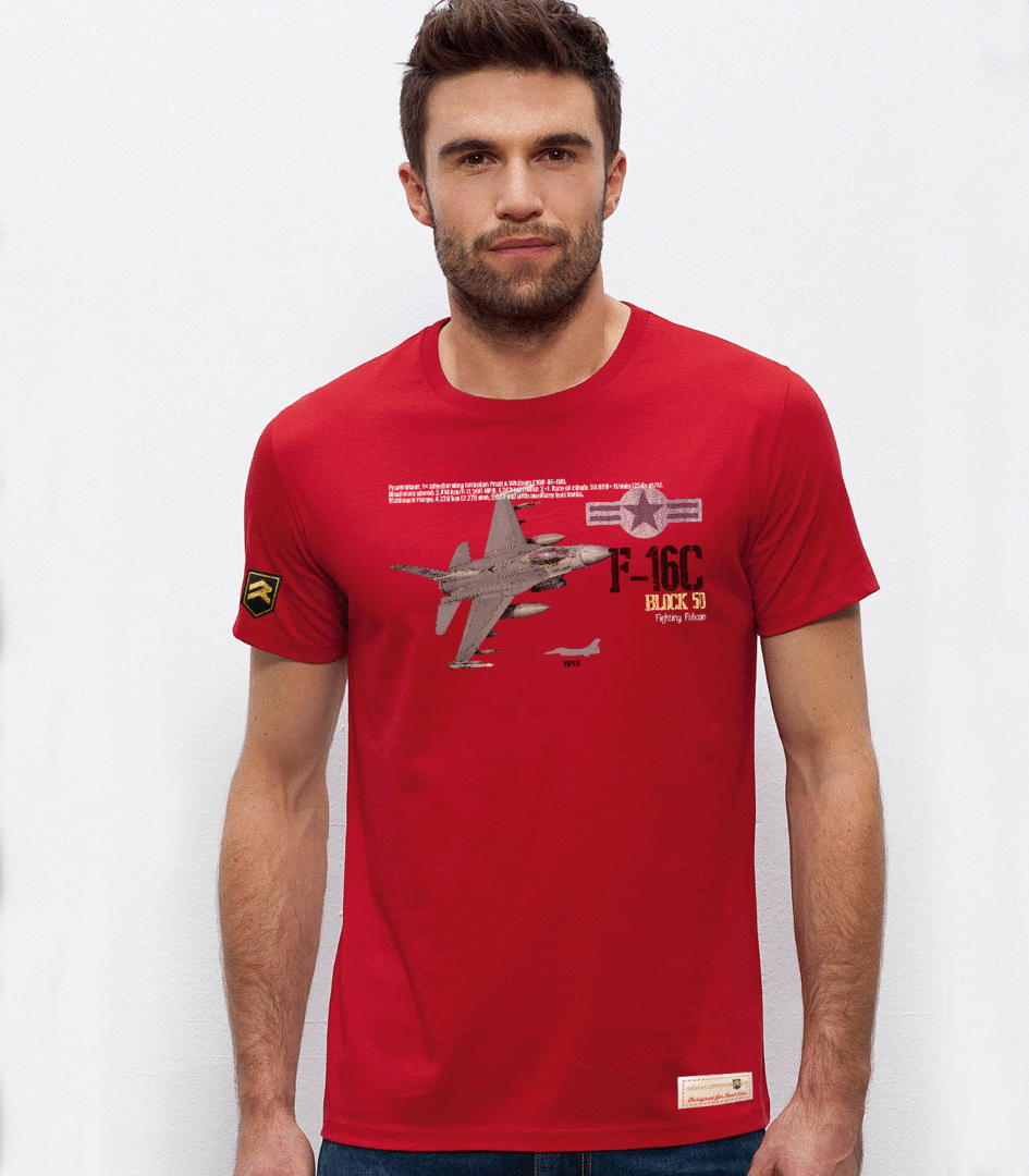 Camiseta F-16 C Block 50 USAF
