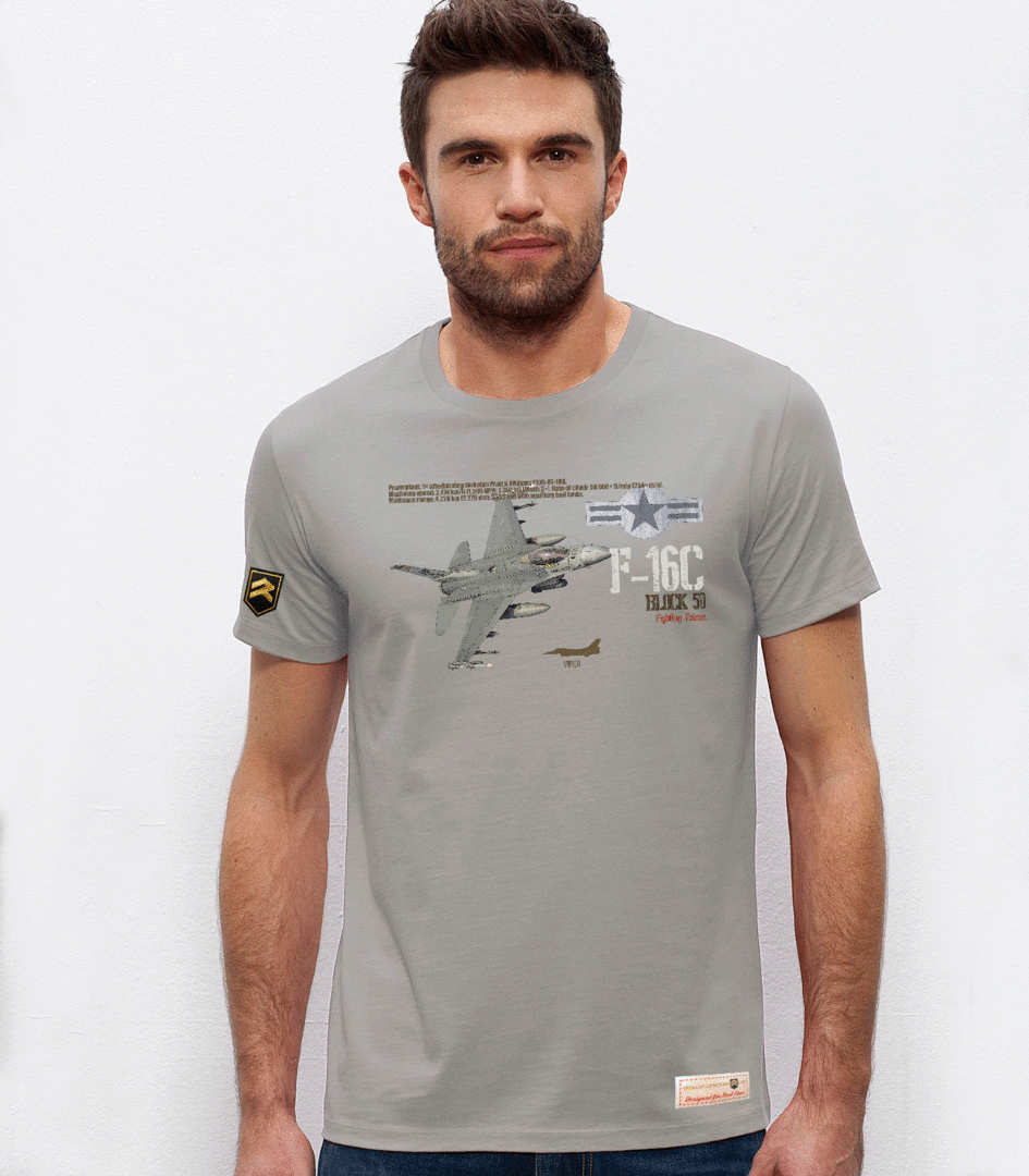 Camiseta F-16 C Block 50 USAF
