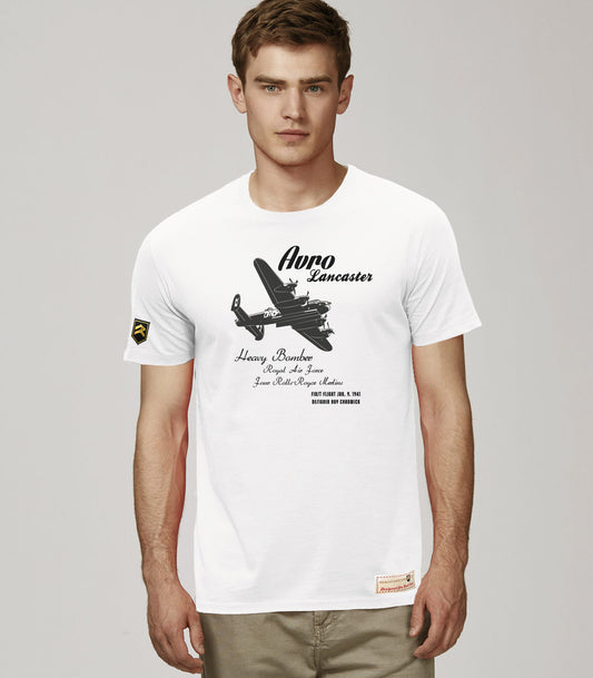 Camiseta AVRO LANCASTER WWII Retro PREMIUM