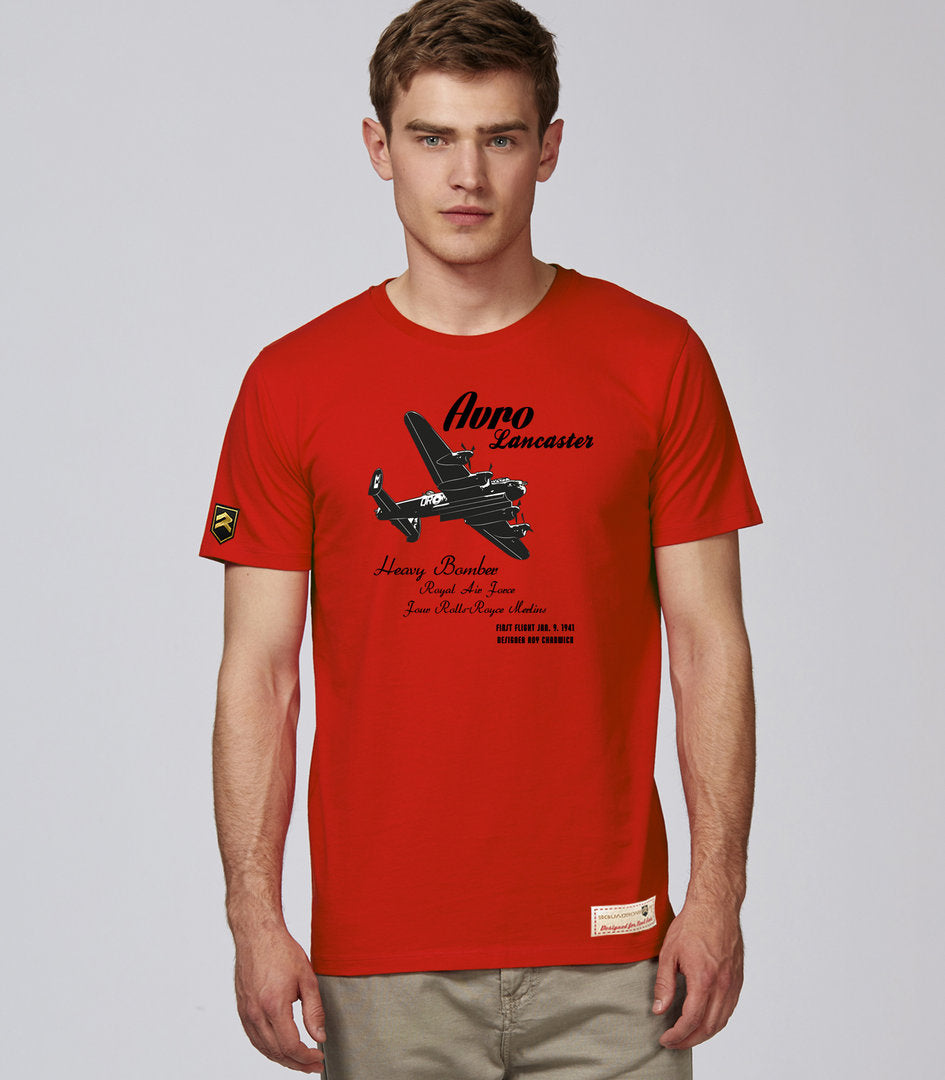 Camiseta AVRO LANCASTER WWII Retro PREMIUM