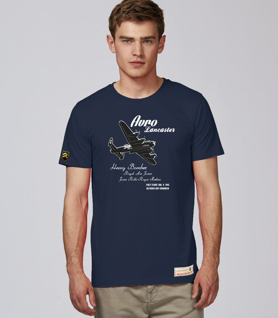 Camiseta AVRO LANCASTER WWII Retro PREMIUM