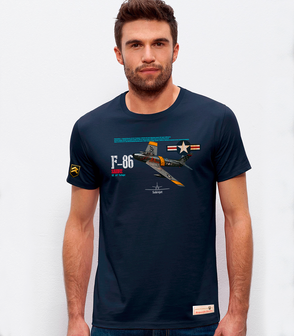 Camiseta militar PREMIUM F-86 Sabre USAF
