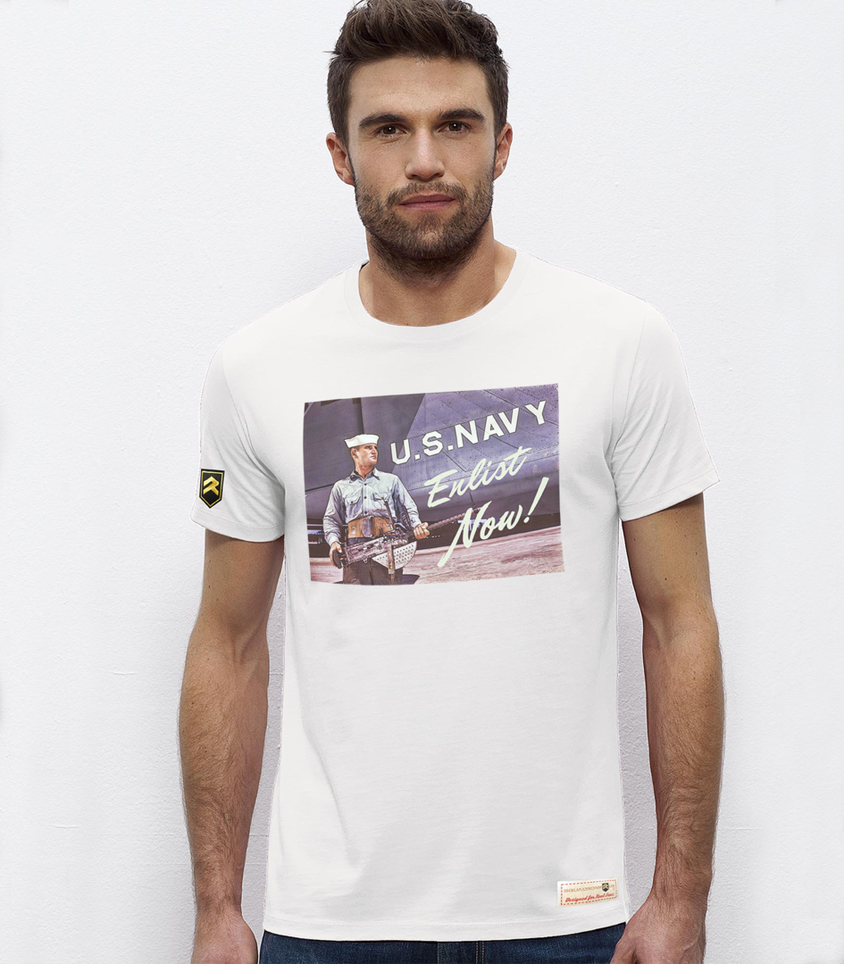 Camiseta miltar U.S. Navy Enlist Now WWII !