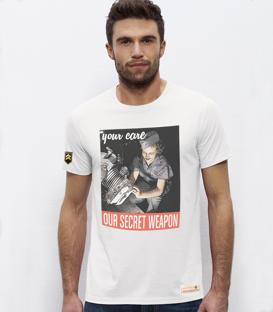 Camiseta militar OUR SECRET WEAPON WWII