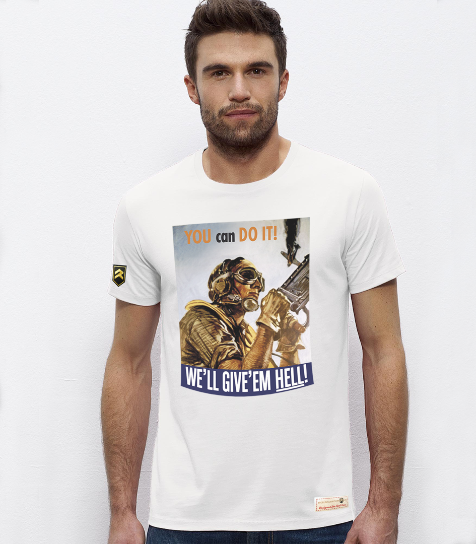 Camiseta militar YOU can DO IT WWII !