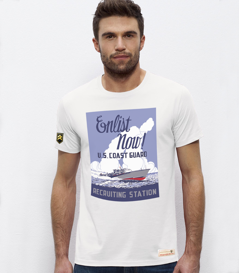 Camiseta militar U.S. Coast Guard WWII