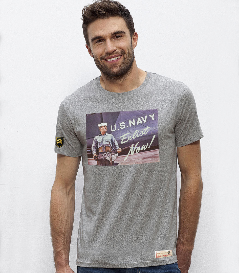 Camiseta miltar U.S. Navy Enlist Now WWII !