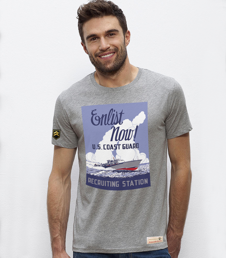 Camiseta militar U.S. Coast Guard WWII