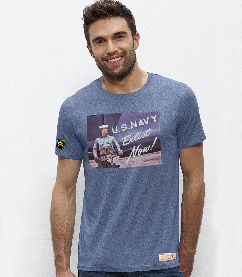 Camiseta miltar U.S. Navy Enlist Now WWII !