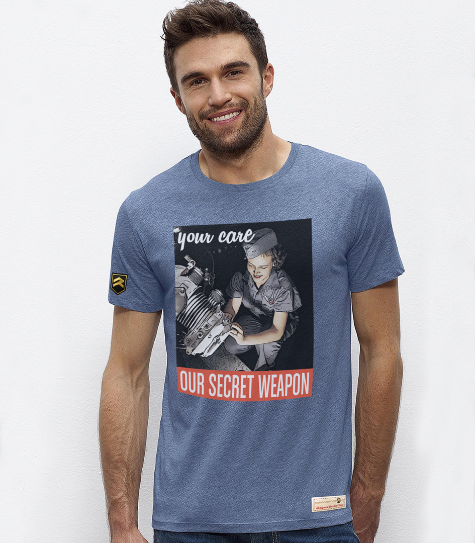 Camiseta militar OUR SECRET WEAPON WWII