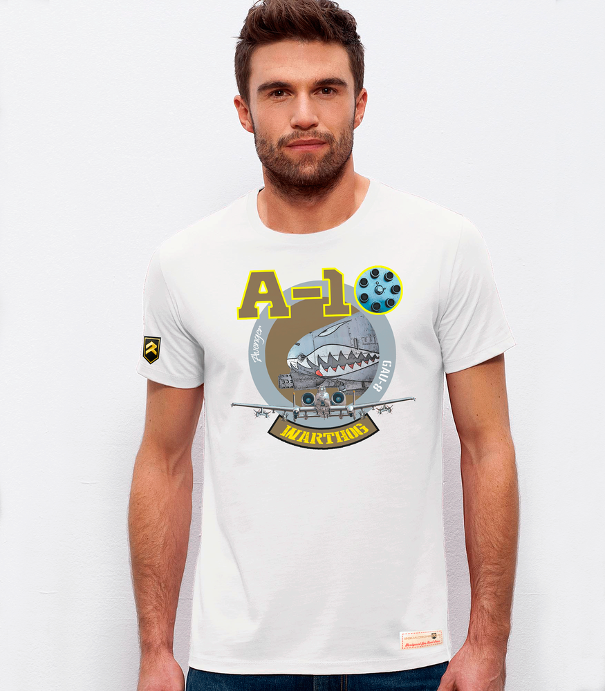 Camiseta militar PREMIUM A-10 Warthog logo
