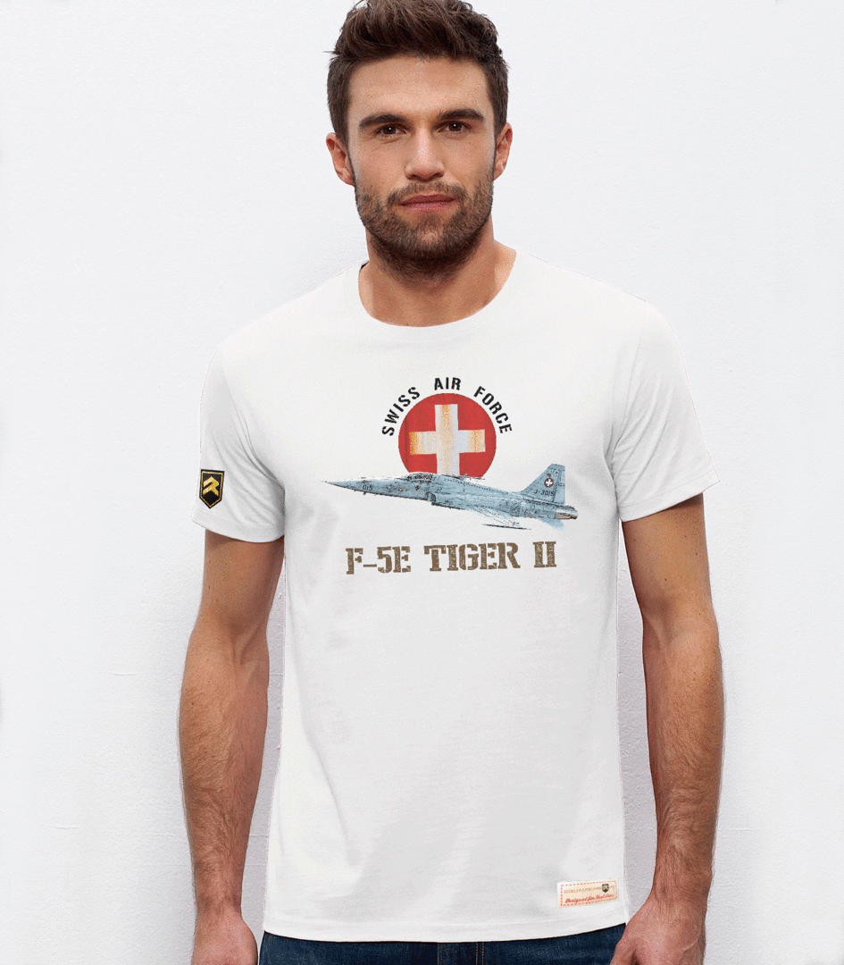Camiseta militar PREMIUM F-5 Tiger II Swiss Air Force