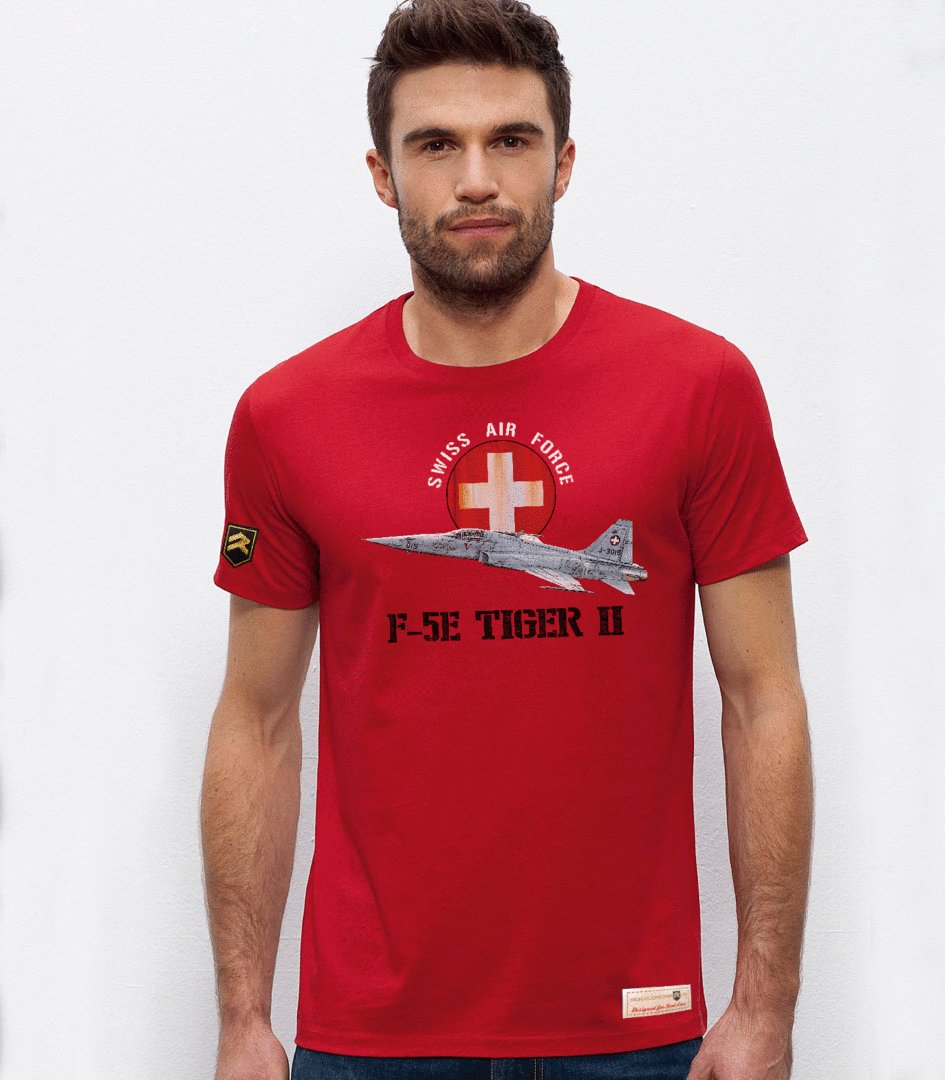 Camiseta militar PREMIUM F-5 Tiger II Swiss Air Force