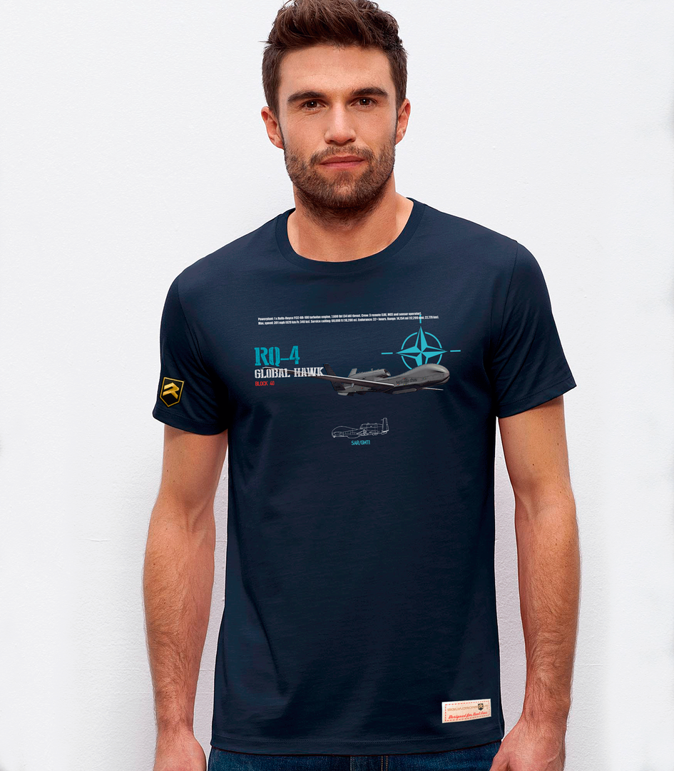 Camiseta militar PREMIUM Global Hawk NATO
