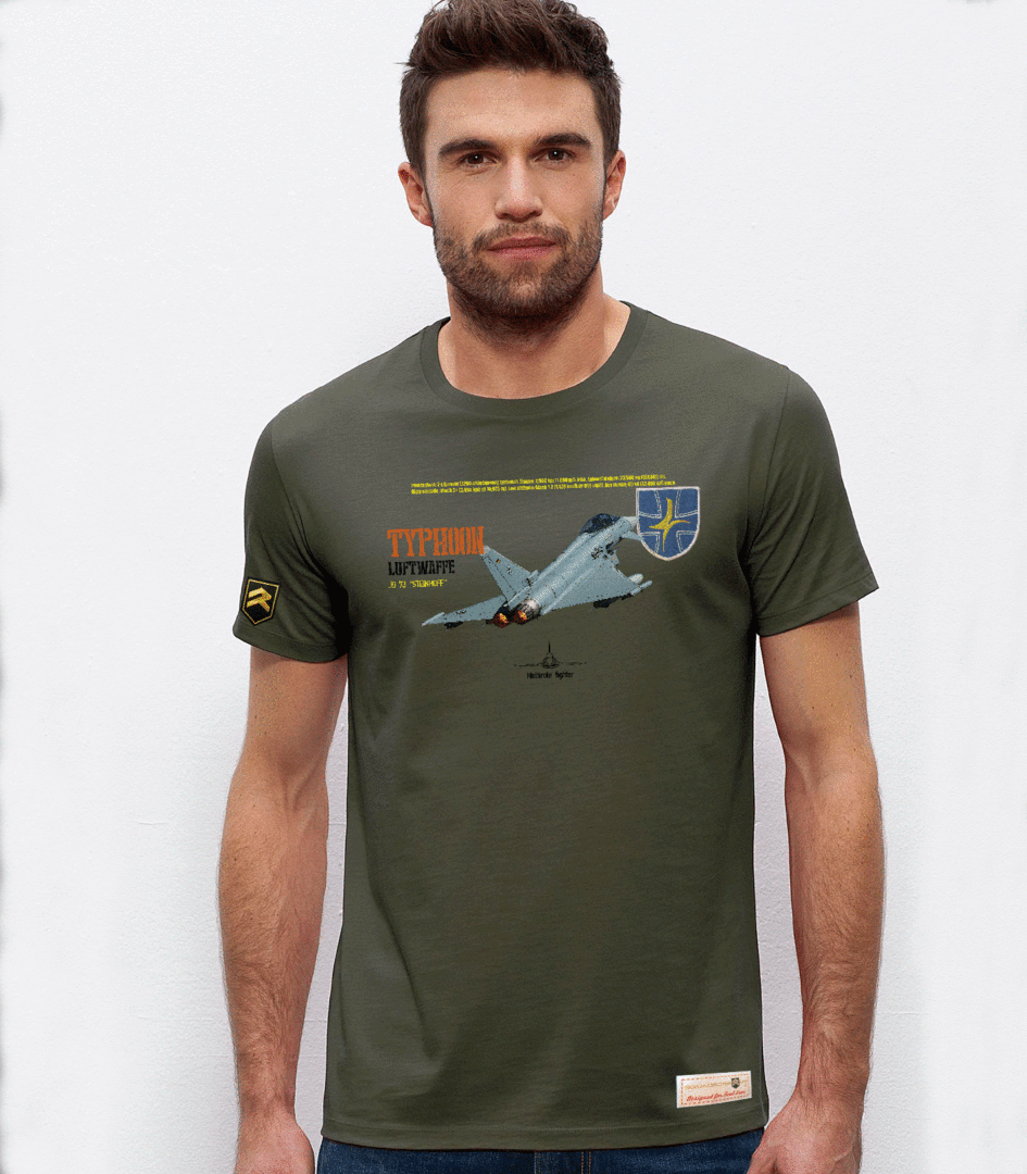 Camiseta militar PREMIUM Performance JG 73 Typhoon Luftwaffe