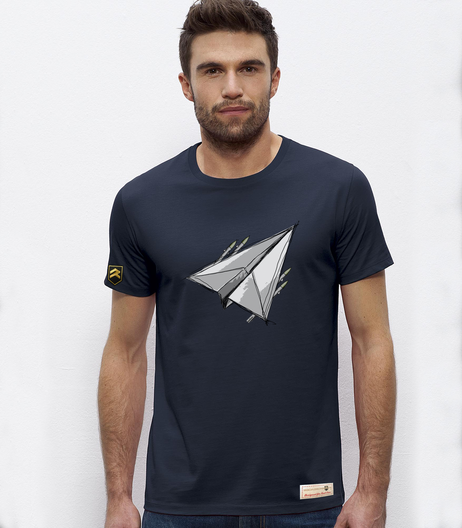 Camiseta militar PREMIUM Paper. Colección Colo