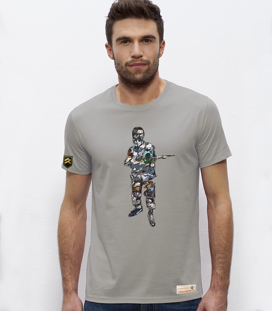 CAMISETA PREMIUM SOLDADO COLLAGE Colección Colo