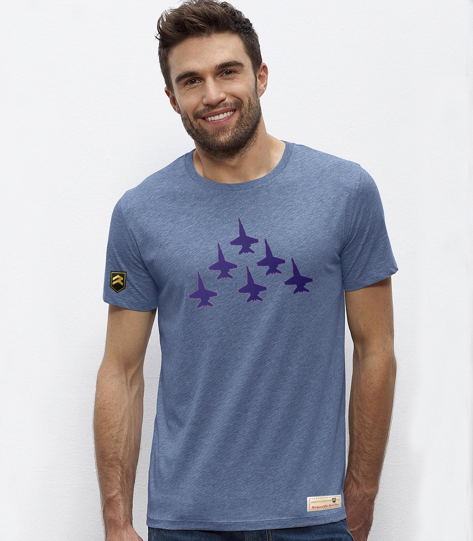 Camiseta Premium BLUE ANGELS Colección Colo